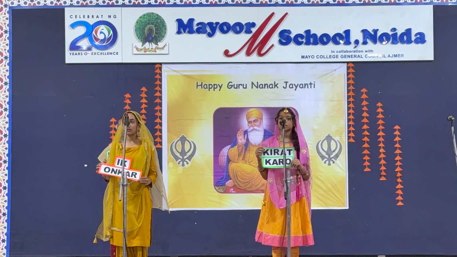 Special Assembly on Guru Nanak Jayanti at Mayoor School Celebrating Unity, Peace, and Harmony